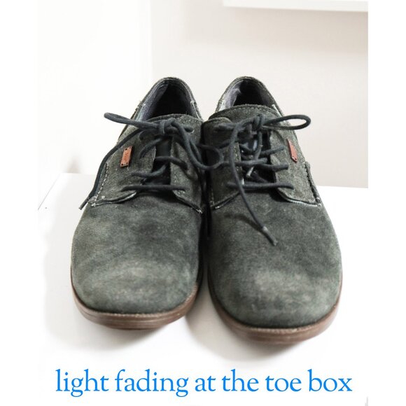 Dark Green Suede Chukka Boots 👞 CALVIN KLEIN - Picture 2 of 9